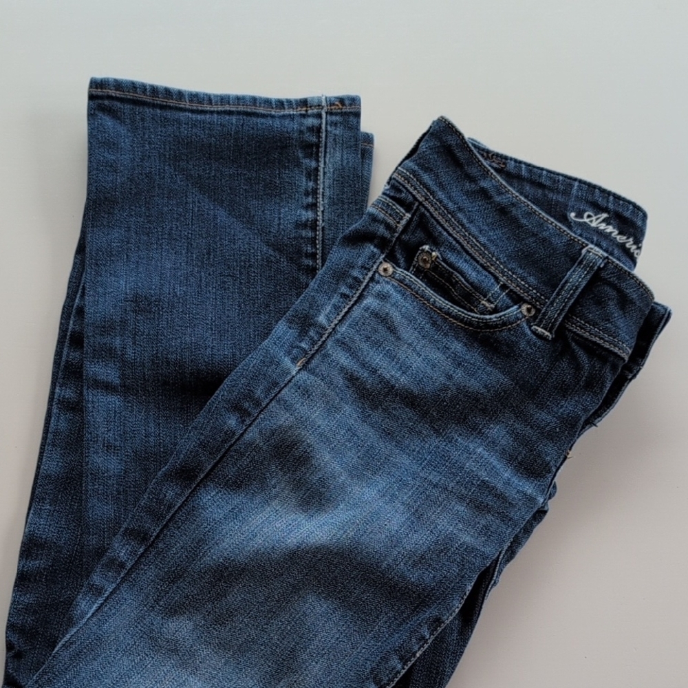 American Eagle Outfitters Dark Blue Skinny Jeans